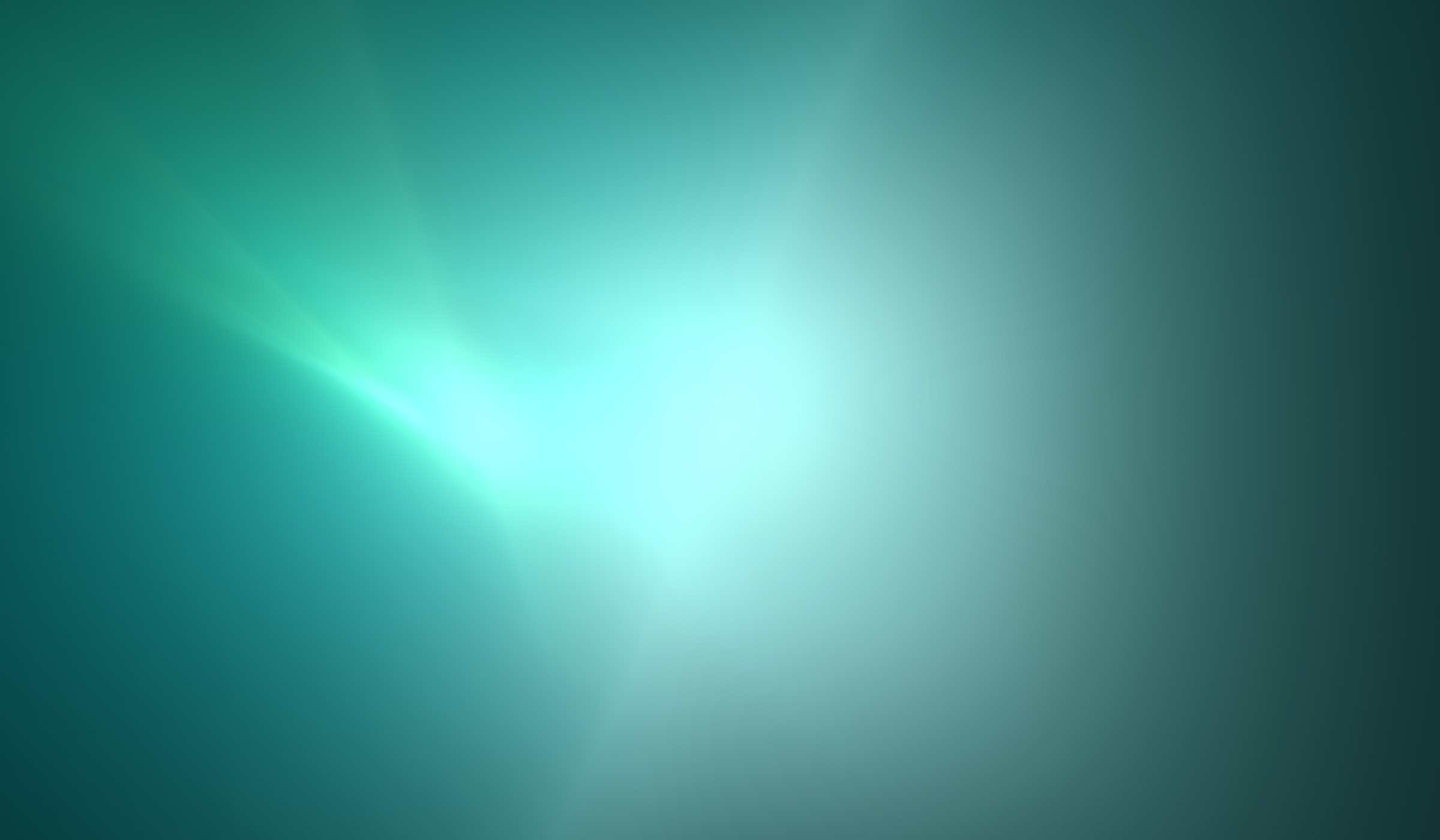 Turquoise gradient background, warm hue Lights leaks